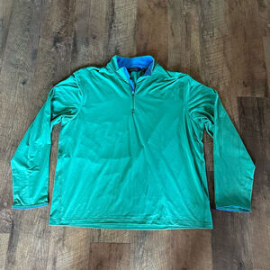 Men's Polo Golf Ralph Lauren Pullover XXL Green Long Sleeve